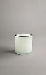 Mécses M - Harmony (fehér/sötétzöld)