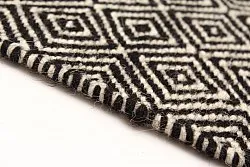 Gyapjúszőnyeg - Varella (fekete/fehér)