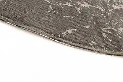 Rongyszőnyeg - Cassis (kerek) (szürke)