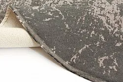 Rongyszőnyeg - Cassis (kerek) (szürke)