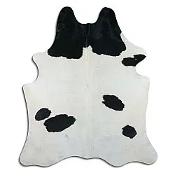 Szőrmés szőnyeg - Fekete/fehér 613