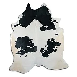 Szőrmés szőnyeg - Fekete/fehér 620