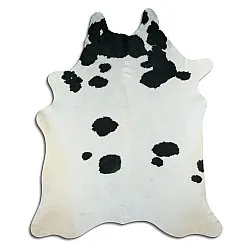 Szőrmés szőnyeg - Fekete/fehér 651