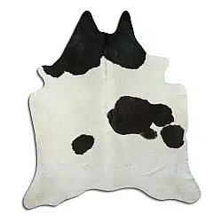 Szőrmés szőnyeg - Fekete/fehér 655