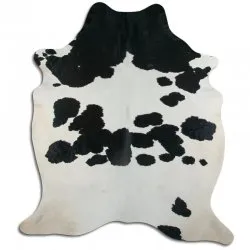 Szőrmés szőnyeg - Fekete/fehér 1026