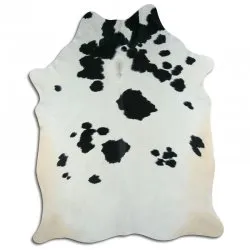 Szőrmés szőnyeg - Fekete/fehér 1029