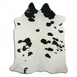 Szőrmés szőnyeg - Fekete/fehér 1030