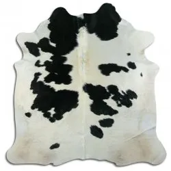 Szőrmés szőnyeg - Fekete/fehér 1061