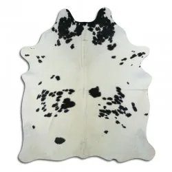 Szőrmés szőnyeg - Fekete/fehér 1066