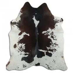 Szőrmés szőnyeg - Barna/fehér 1078