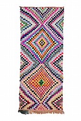 Marokkói Boucherouite szőnyeg 305 x 120 cm
