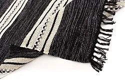 Rongyszőnyeg - Kajsa (fekete)