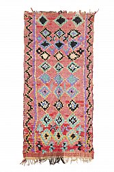 Marokkói Boucherouite szőnyeg 240 x 105 cm