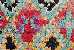 Marokkói Boucherouite szőnyeg 240 x 105 cm