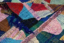 Marokkói Boucherouite szőnyeg 140 x 290 cm