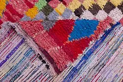 Marokkói Boucherouite szőnyeg 240 x 140 cm