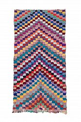 Marokkói Boucherouite szőnyeg 245 x 125 cm