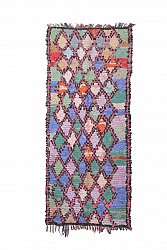 Marokkói Boucherouite szőnyeg 245 x 100 cm