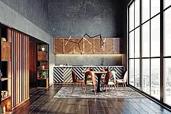 Wilton szőnyeg - Javis (kék/többszínű)