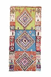 Marokkói Boucherouite szőnyeg 205 x 100 cm