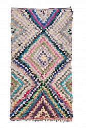 Marokkói Boucherouite szőnyeg 265 x 140 cm