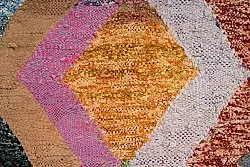 Marokkói Boucherouite szőnyeg 135 x 260 cm