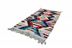 Marokkói Boucherouite szőnyeg 140 x 290 cm