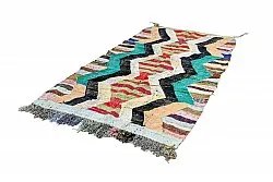 Marokkói Boucherouite szőnyeg 140 x 265 cm