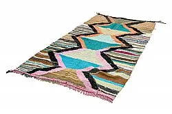 Marokkói Boucherouite szőnyeg 135 x 265 cm