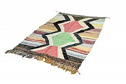 Marokkói Boucherouite szőnyeg 135 x 215 cm