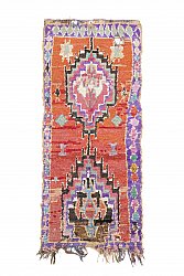 Marokkói Boucherouite szőnyeg 220 x 105 cm