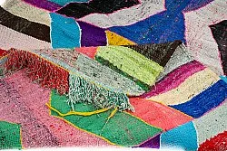 Marokkói Boucherouite szőnyeg 140 x 245 cm