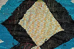 Marokkói Boucherouite szőnyeg 125 x 250 cm