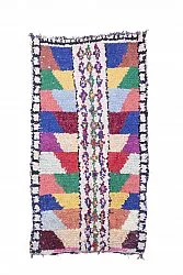 Marokkói Boucherouite szőnyeg 205 x 115 cm