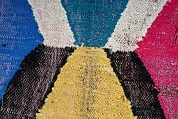 Marokkói Boucherouite szőnyeg 150 x 275 cm