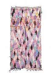 Marokkói Boucherouite szőnyeg 220 x 105 cm