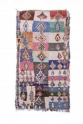 Marokkói Boucherouite szőnyeg 275 x 145 cm