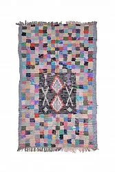 Marokkói Boucherouite szőnyeg 215 x 135 cm