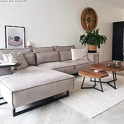 Gyapjúszőnyeg - Dhurry (természetes)