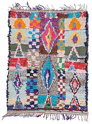 Marokkói Boucherouite szőnyeg 195 x 150 cm