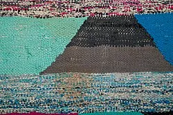 Marokkói Boucherouite szőnyeg 145 x 250 cm