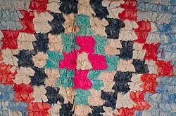 Marokkói Boucherouite szőnyeg 125 x 340 cm