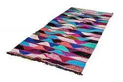 Marokkói Boucherouite szőnyeg 125 x 260 cm