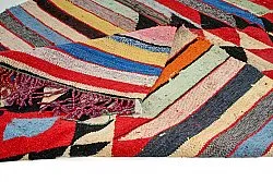 Marokkói Boucherouite szőnyeg 145 x 250 cm