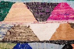 Marokkói Boucherouite szőnyeg 135 x 290 cm