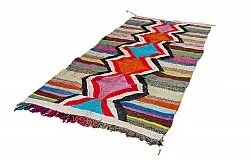 Marokkói Boucherouite szőnyeg 130 x 260 cm