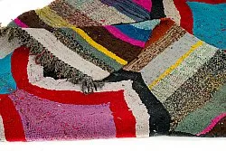 Marokkói Boucherouite szőnyeg 130 x 260 cm