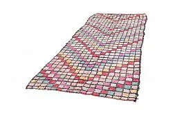 Marokkói Boucherouite szőnyeg 275 x 125 cm