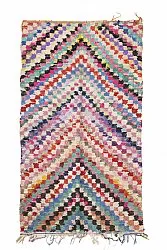 Marokkói Boucherouite szőnyeg 245 x 140 cm