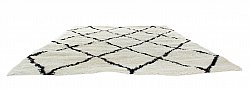 Shaggy szőnyeg - Akita (fekete/fehér)